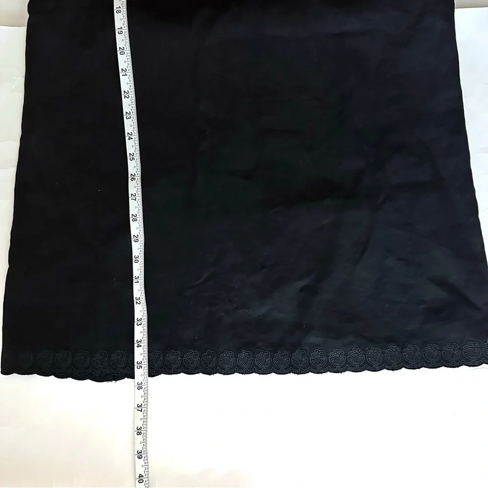 Vintage Derek Lam Linen Black Mini Dress - Picture 7 of 9
